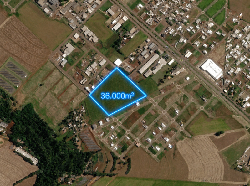 TERRENO COM 36.000M² NO PERÍMETRO URBANO DE CAFELÂNDIA - PR