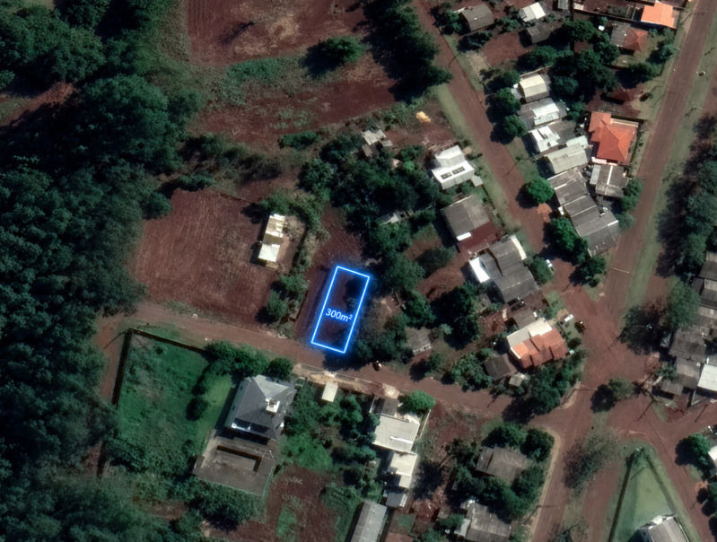 TERRENO URBANO COM 300m² - BAIRRO SANTA CRUZ - CAFELÂNDIA - PR