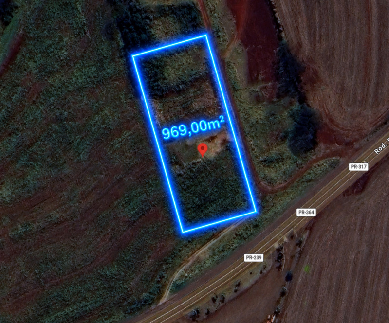 Terreno industrial com 969,00m² (Jesuítas-PR)